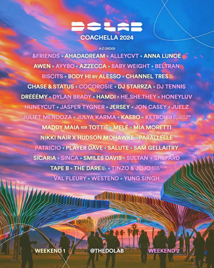 Do Lab Announces Artist Lineup For 2024 Stage At Coachella Valley Music And Arts Festival 2 Coachela4