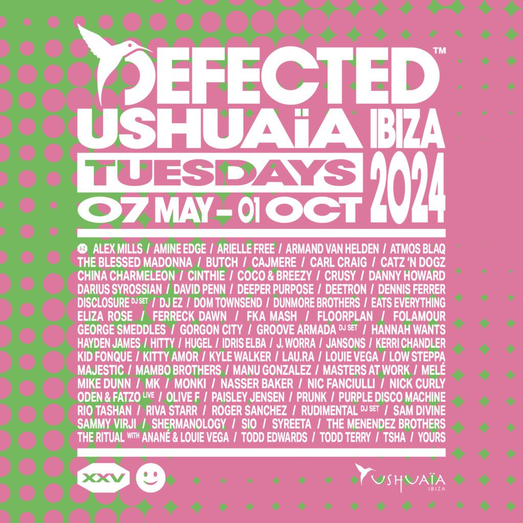 Defected Ibiza 2024 At Ushuaïa Ibiza:disclosure, Tsha, Kerri Chandler,Eliza Rose, Mk, Cinthie, Floorplan &Amp; More 1 Mail