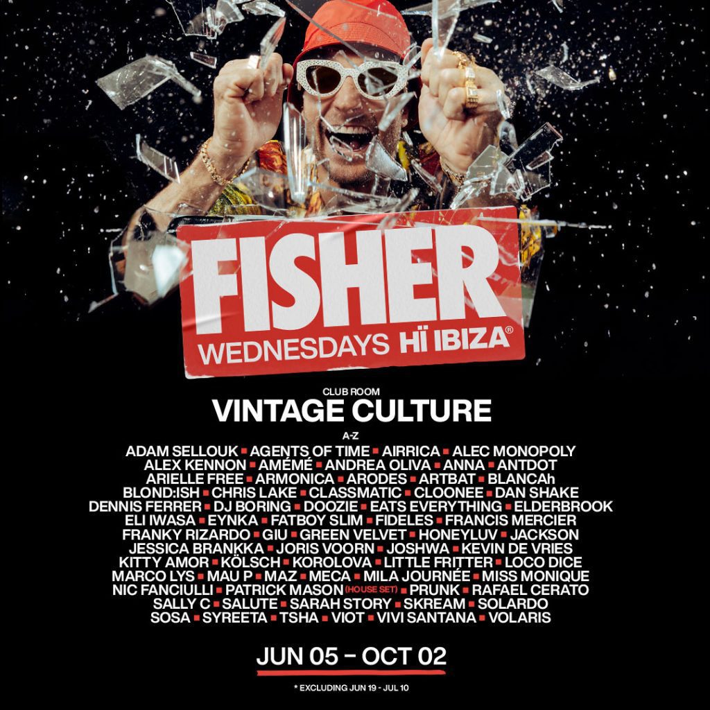 Hï Ibiza Announces Future Facing Lineups For Fisher And Vintage Culture’s 2024 Residency 1 Fisheribiza