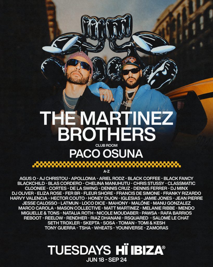 Hï Ibiza Unveils 2024 Season Lineup For Tuesdays With The Martinez Brothers And Paco Osuna 1 Martinezbroz