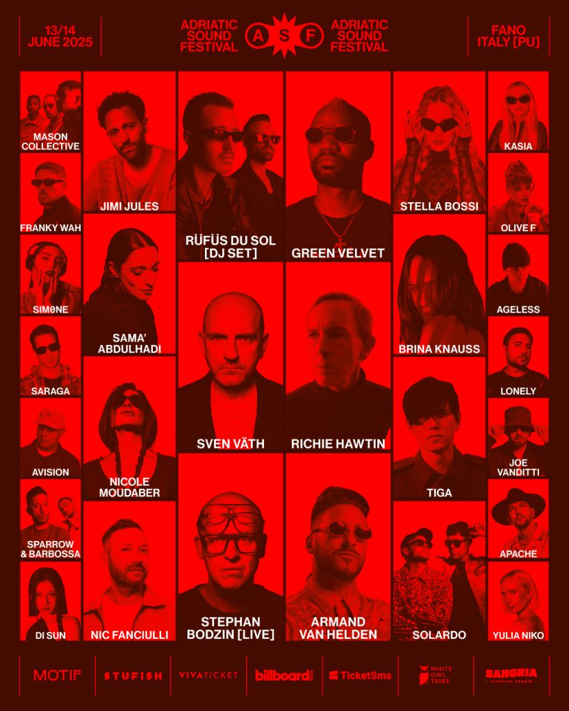 The Adriatic Sound Festival Unveils Full Line-Up For 2025 Edition 2 Image002