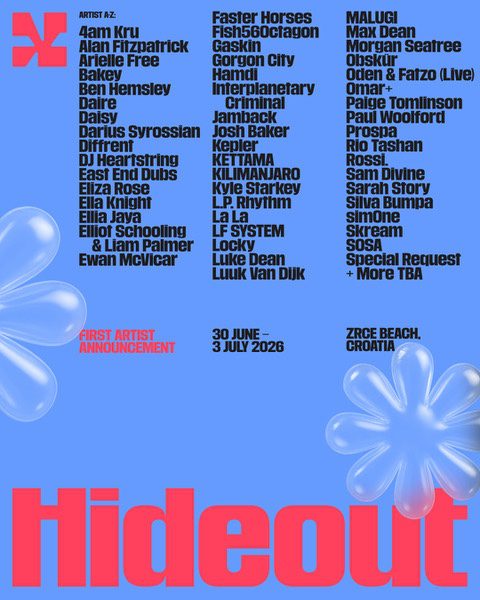 First Wave Of Artists Announced For Hideout 2026 1 Img 0751