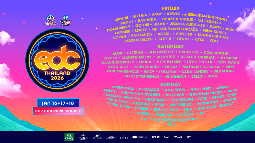Future Vibes And Insomniac Confirm Long-Term Commitment To Edc Thailand, Positioning Phuket As Asia’s Leading Music Festival Destination 3 Edcth 2026 Mk Lu Lubd Soc 1920X1080 Spon Update